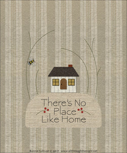 F1718 - There's No Place Like Home Preprinted Fabric