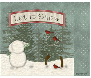 F1912 - Let It Snow! Preprinted Fabric