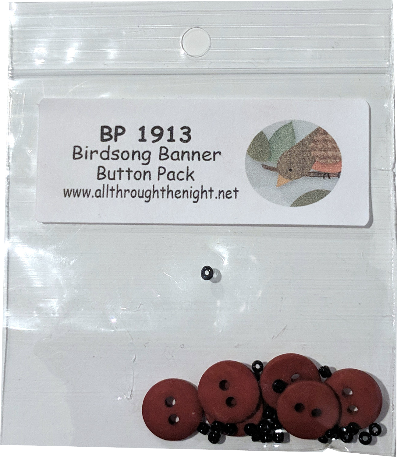 BP1913 - Birdsong Banner Button Pack
