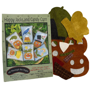 KA2110 Happy Jacks and Candy Corn Applique Kit