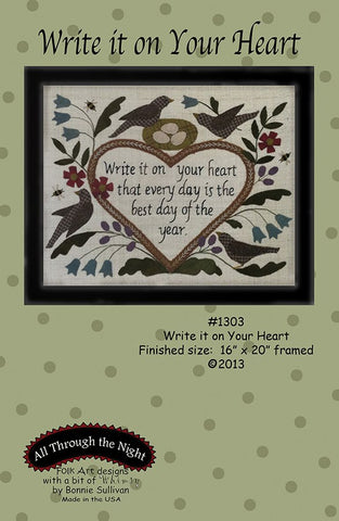 1303 - Write it on Your Heart